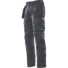 Mascot Kassel Unique Work Trousers Black 32.5" W 30" L