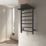 Reina 1190mm x 500mm 563BTU Black Flat Electric Towel Radiator