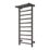 Reina 1190mm x 500mm 563BTU Black Flat Electric Towel Radiator