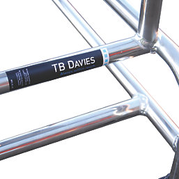 TB Davies Stable Aluminium 3-Step Work Platform 750mm Silver