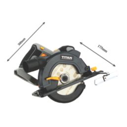Titan TTI940CSW 165mm 18V Li-Ion TXP  Cordless Circular Saw - Bare