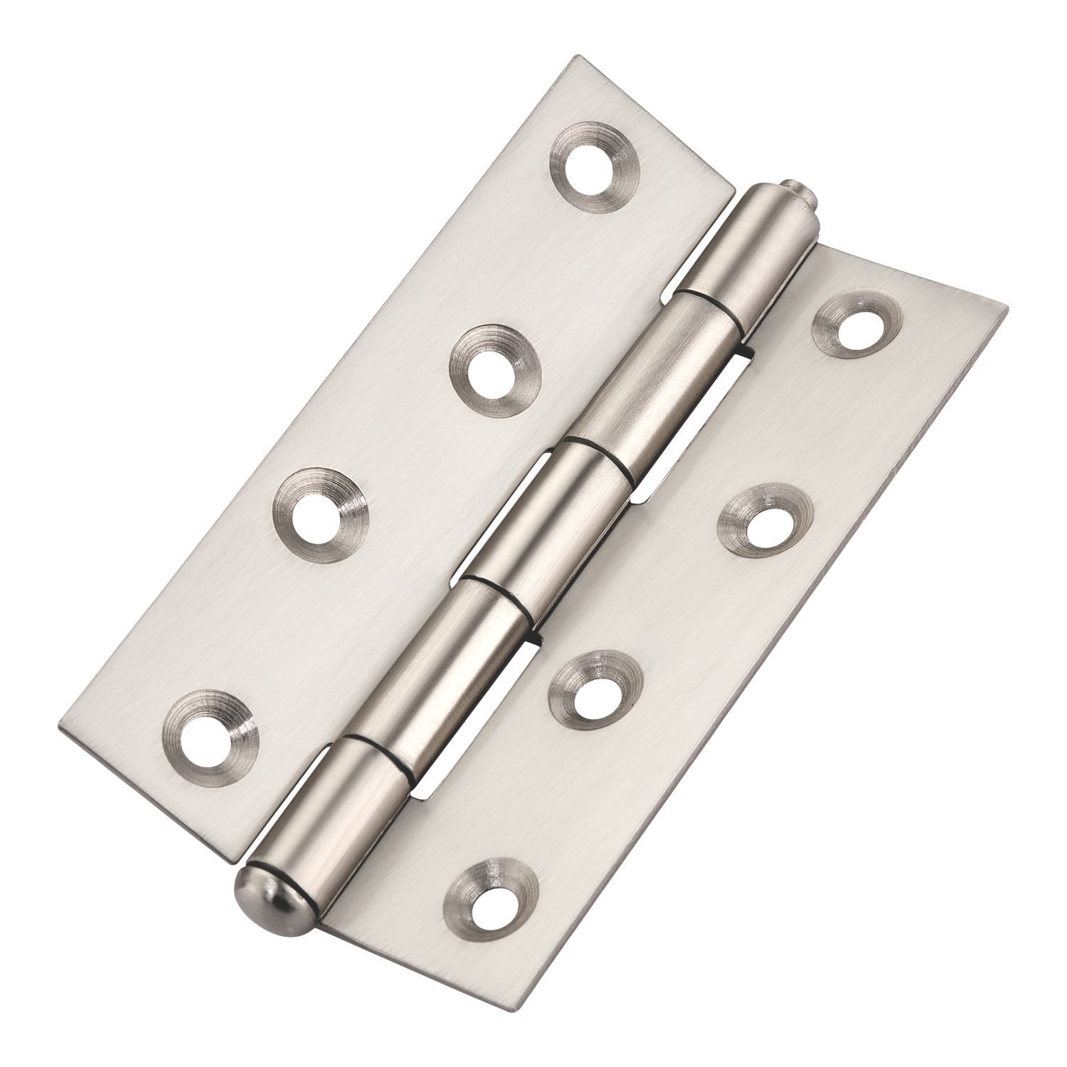 Smith & Locke Satin Nickel Loose Pin Butt Hinges 90mm x 58.5mm 2 Pack (670PY)