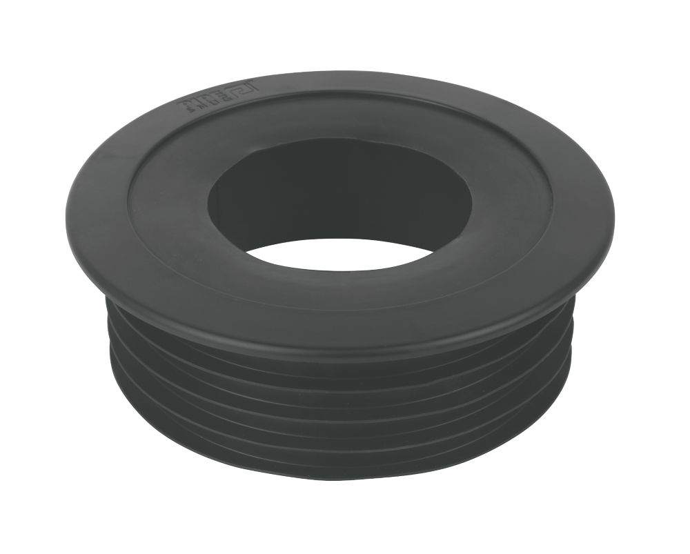 PipeSnug AllinOne Black Collar & Seal Screwfix