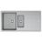 Franke Titan 1.5 Bowl Composite Kitchen Sink Urban Grey Reversible 970mm x 500mm
