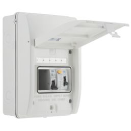 British General Fortress 5-Module 3-Way Part-Populated  Shower Consumer Unit