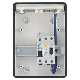 British General Fortress 5-Module 3-Way Part-Populated  Shower Consumer Unit