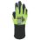 Wonder Grip WG-1855HY U-Feel  General Handling Gloves Yellow 2X Large
