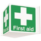 Essentials First Aid Projecting Sign (3D) 200mm x 400mm
