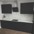 Mariz  White Marble Splashback 600mm x 1500mm x 3mm