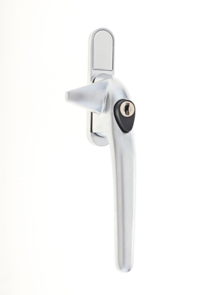 Mila RM Cockspur RightHanded Window Handle Satin Chrome Screwfix