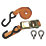 Van Guard Ratchet Tie-Down Strap with Hook & Eyebolts 2.5m x 25mm