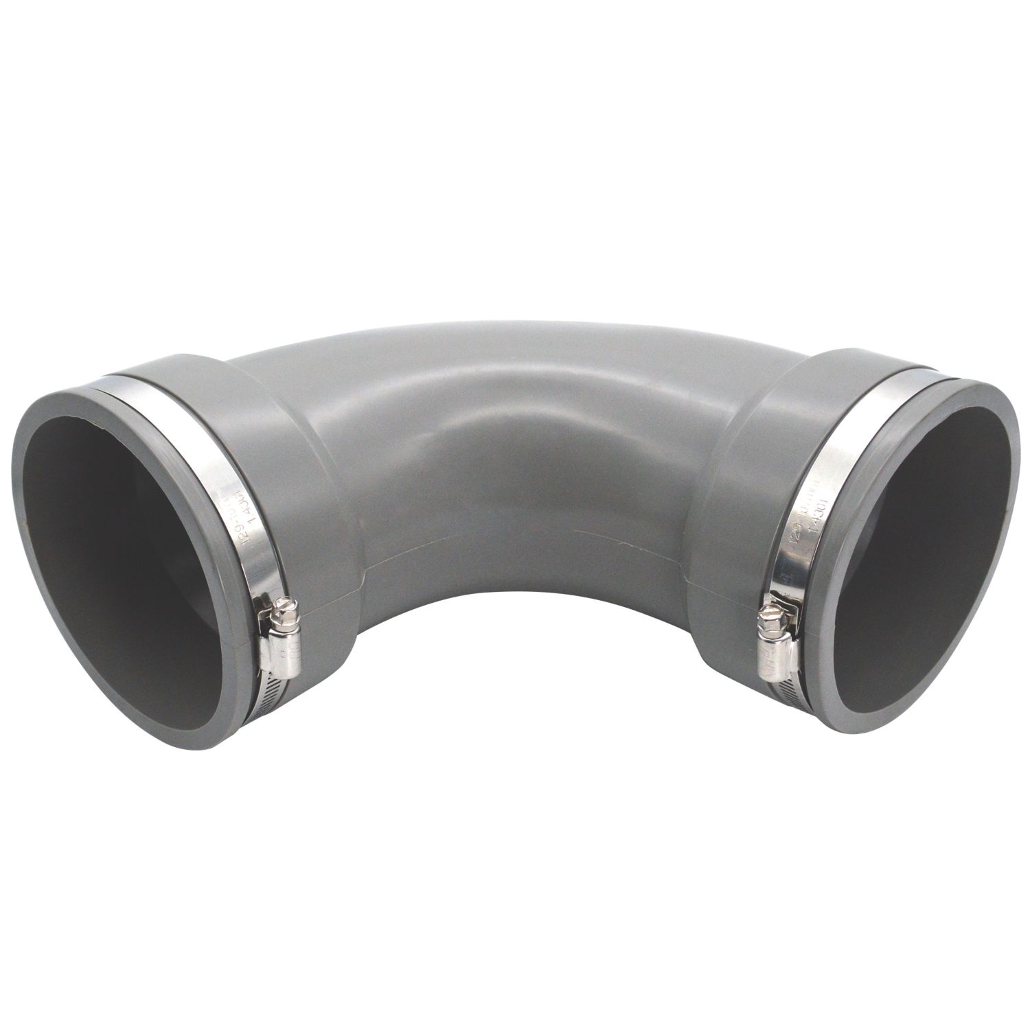 FloPlast Push-Fit 90° Double Socket Bend Grey 105-110mm (67189)