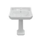 Traditional Basin with Pedestal 1 Tap Hole 600mm