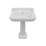 Traditional Basin with Pedestal 1 Tap Hole 600mm