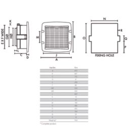 Vent-Axia W164610  (11 3/4") Axial Commercial Extractor Fan  Soft-Tone Grey 220-240V