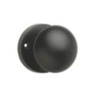 Designer Levers Orion Mortice Door Knob Pair Matt Black 58mm