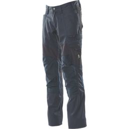 Mascot Accelerate 18579 Work Trousers Dark Navy 32.5 W 30 L Screwfix