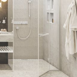 Hansgrohe AddStoris Bar Shower Door Handle Matt White 350mm Single