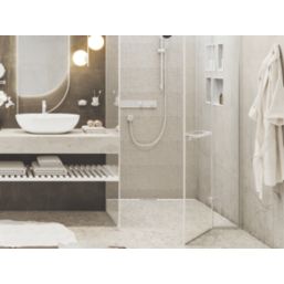 Hansgrohe AddStoris Bar Shower Door Handle Matt White 350mm Single