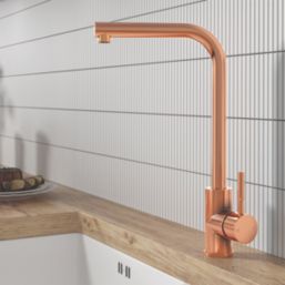 ETAL Vito Single Lever Mono Mixer Kitchen Tap Rose Copper