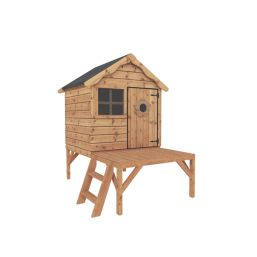 Mercia Snug 4' x 6' (Nominal) Timber Playhouse with Tower