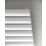 Ximax Fortuna 584mm x 1200mm 2587BTU White Horizontal Designer Radiator