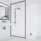 Multipanel Unlipped Bathroom Waterproof Wall Panel  Gloss Natural White  2400mm x 900mm x 11mm
