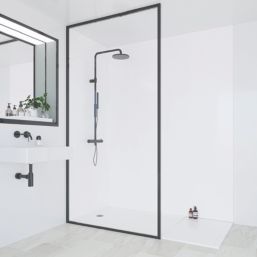 Multipanel Unlipped Bathroom Waterproof Wall Panel  Gloss Natural White  2400mm x 900mm x 11mm