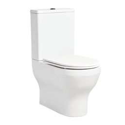 Brixton Soft-Close Close-Coupled Rimless Toilet Dual-Flush 6/4Ltr