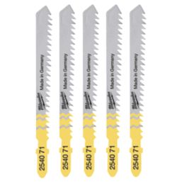 Milwaukee  4932254071 Multi-Material Jigsaw Blade 75mm 5 Pack