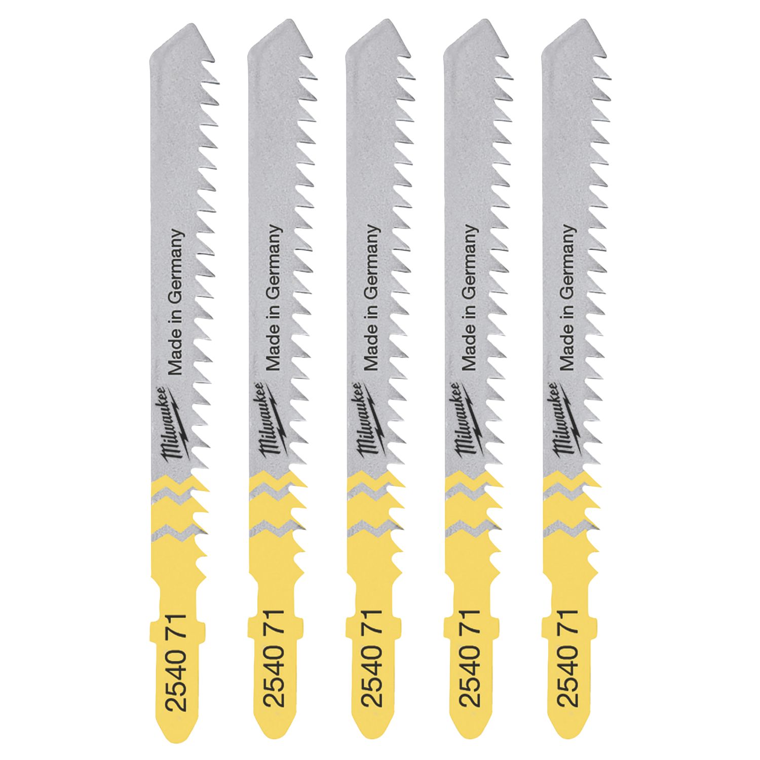 Milwaukee 4932254071 Multi-Material Jigsaw Blades 75mm 5 Pack (672HH)