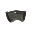 FloPlast  uPVC 135° Half Round Gutter Angle Anthracite Grey 112mm