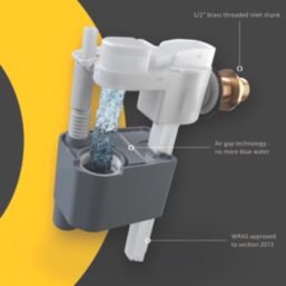 Flomasta Air Gap Side-Entry Fill Valve 1/2"