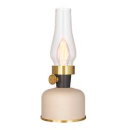 Refurb Calex Lavinio Rechargeable LED Table Lamp Sand 200lm