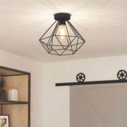 Eglo Tarbes Ceiling Light Black