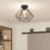 Eglo Tarbes Ceiling Light Black