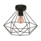 Eglo Tarbes Ceiling Light Black