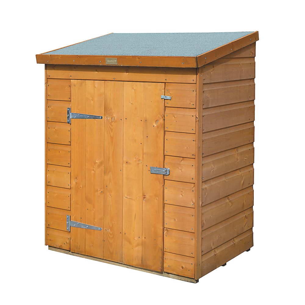 Rowlinson 3' x 2' (Nominal) Apex Shiplap Timber Garden Store - Screwfix