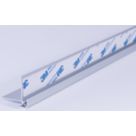 Splashwall External Corner Matt Silver 750mm x 4mm