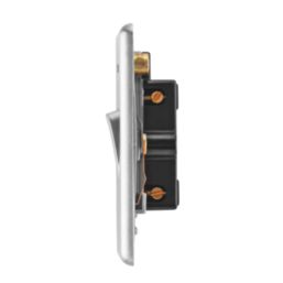 Arlec  20A 1-Gang DP Control Switch Stainless Steel with Neon with Colour-Matched Inserts