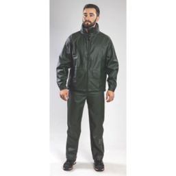 Helly Hansen Voss Waterproof Jacket Dark Green 2X Large Size 49" Chest