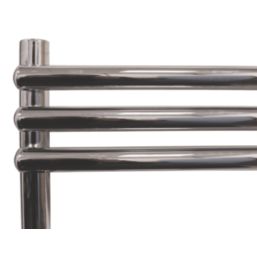 Towelrads 500mm x 400mm 450BTU Chrome Flat Designer Towel Radiator