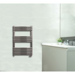 Towelrads 500mm x 400mm 450BTU Chrome Flat Designer Towel Radiator