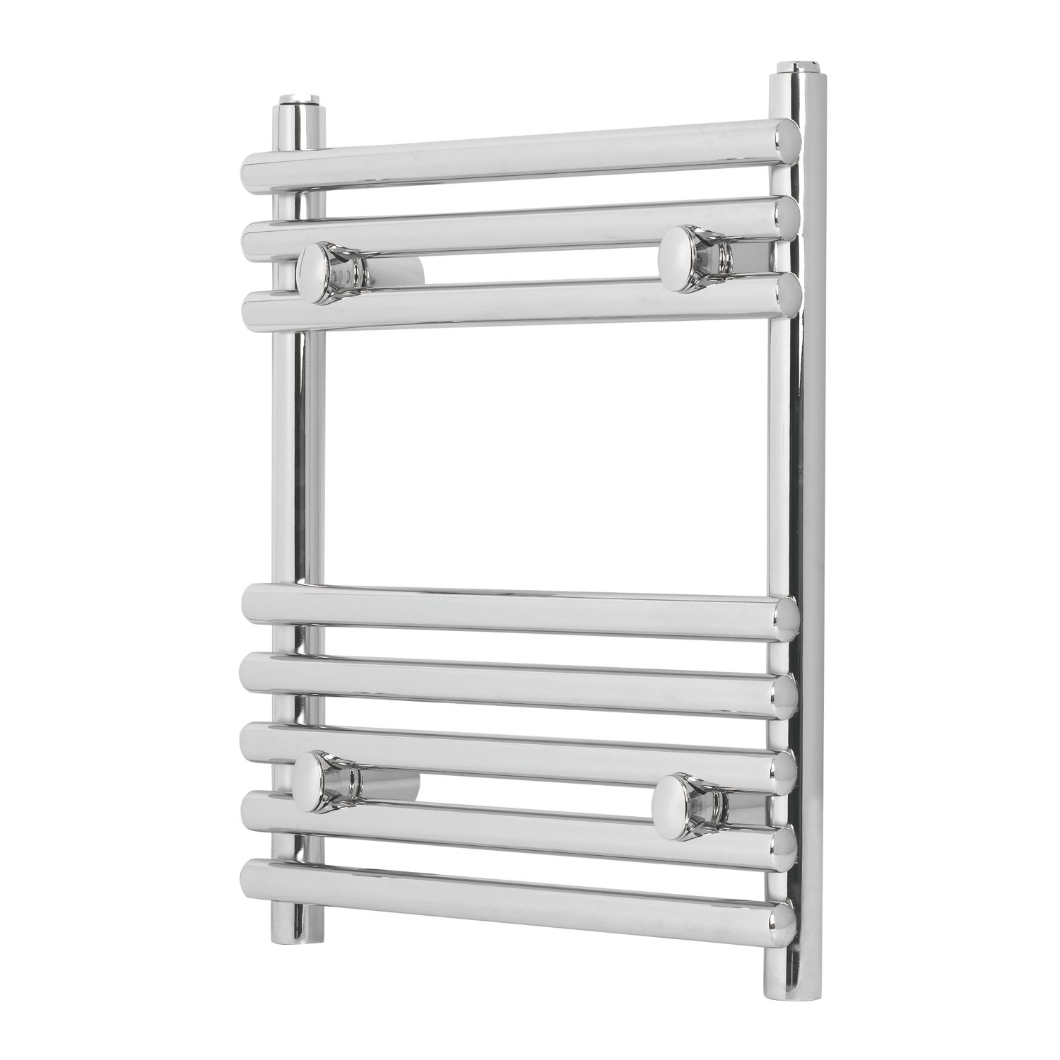 Towelrads 500mm x 400mm 450BTU Chrome Flat Designer Towel Radiator (672RY)