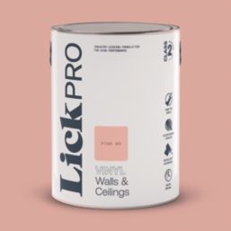 LickPro  5Ltr Pink 09 Vinyl Matt Emulsion  Paint