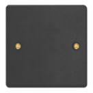 Varilight  1-Gang Blanking Plate Matt Black