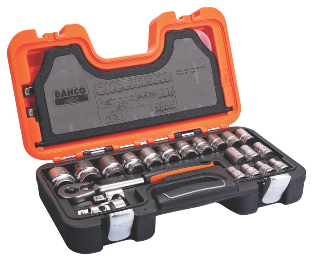 Bahco 1/2 Drive Hex Socket Set 9 Pieces - Screwfix