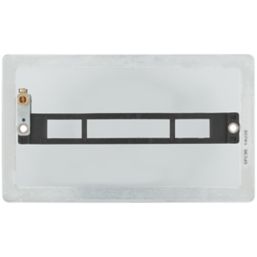 LAP  2-Gang Blanking Plate Polished Chrome