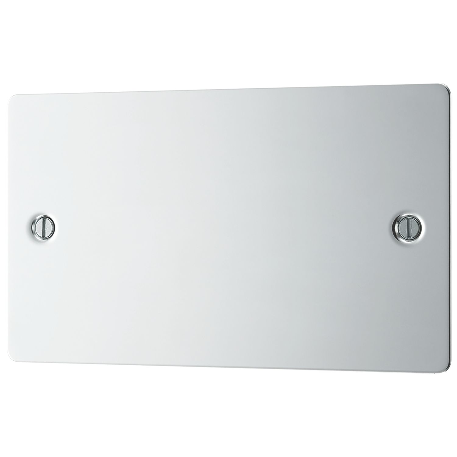 LAP 2-Gang Blanking Plate Polished Chrome (67316)