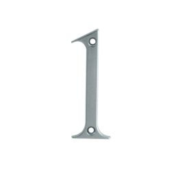 Fab & Fix Door Numeral 1 Polished Chrome 80mm